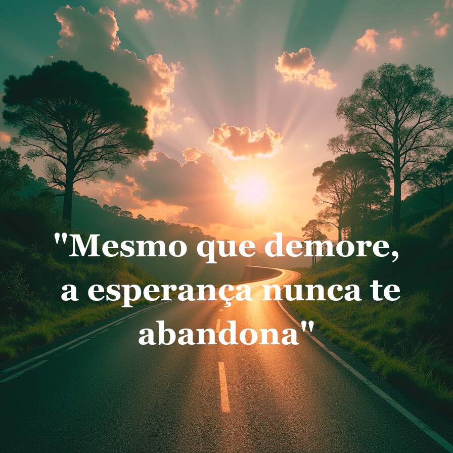 Frase de esperança para quem está esperando por um milagre há muito tempo
